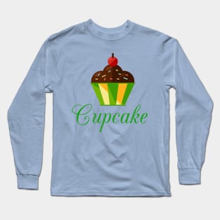 Cupcake Long Sleeve T-Shirt